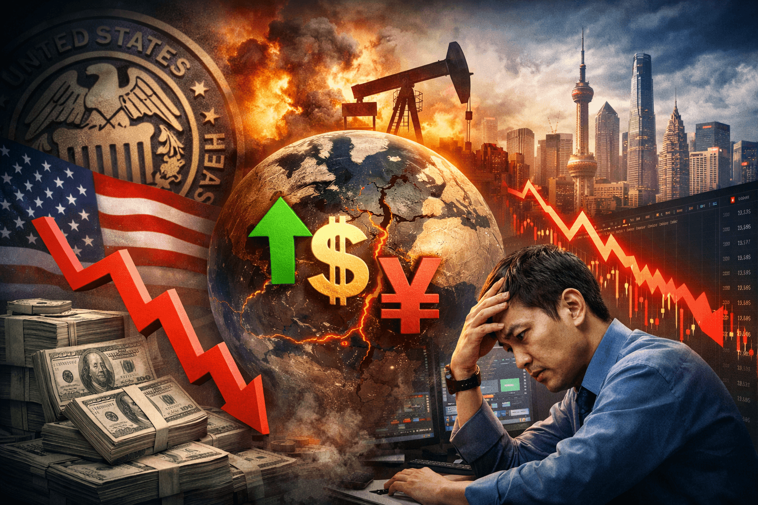Oil refinery and industrial infrastructure amid Middle East supply concerns