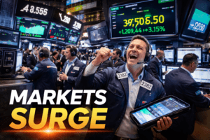 Global Markets Rally as U.S.–Iran Ceasefire Sends Oil Prices Tumbling
