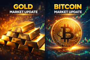 Gold and Bitcoin Market Update: XAU/USD Weakens as BTC Holds Key Support Levels
