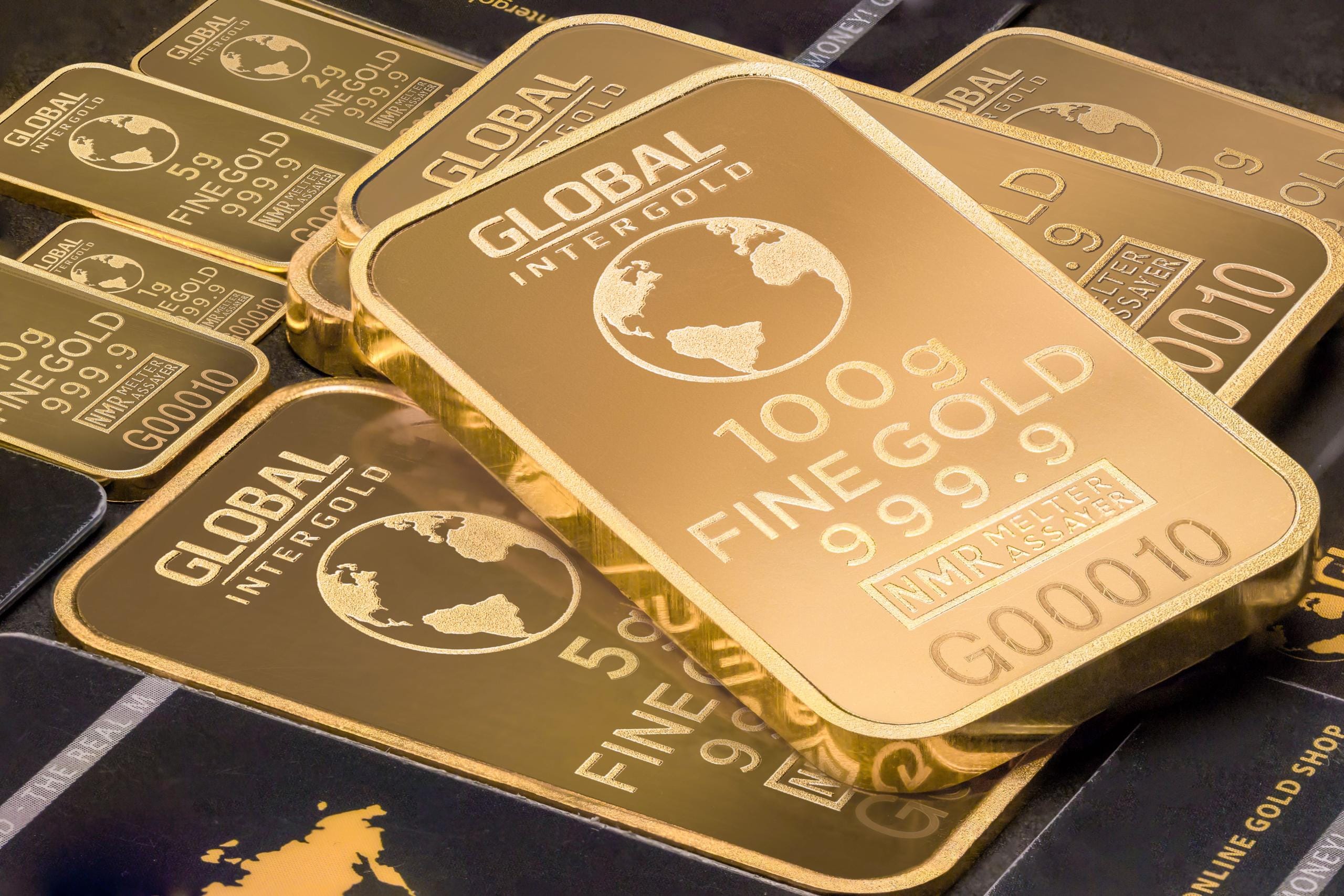 Gold bullion bars